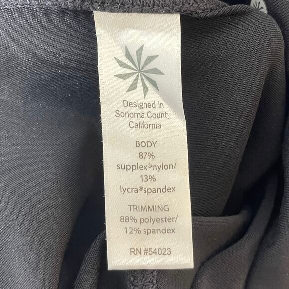 Athleta Women’s Black Estra Leggings Yoga Athletic Mesh Leg Workout Size Small - Picture 13 of 14